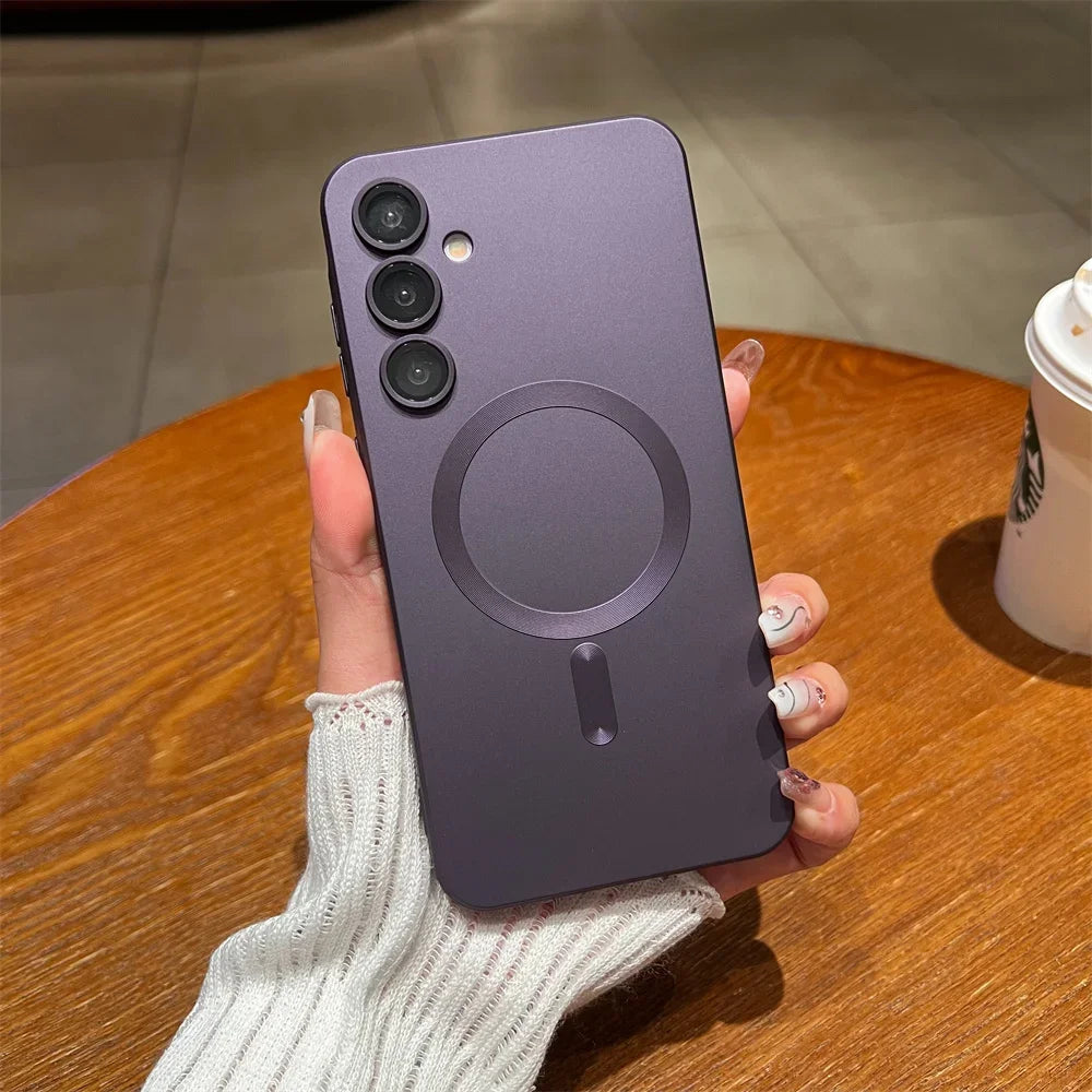 ✨ Coque Magnétique Luxe en TPU Souple – Samsung Galaxy