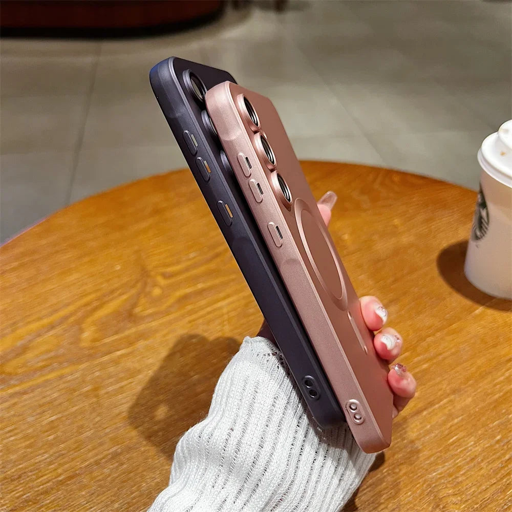 ✨ Coque Magnétique Luxe en TPU Souple – Samsung Galaxy