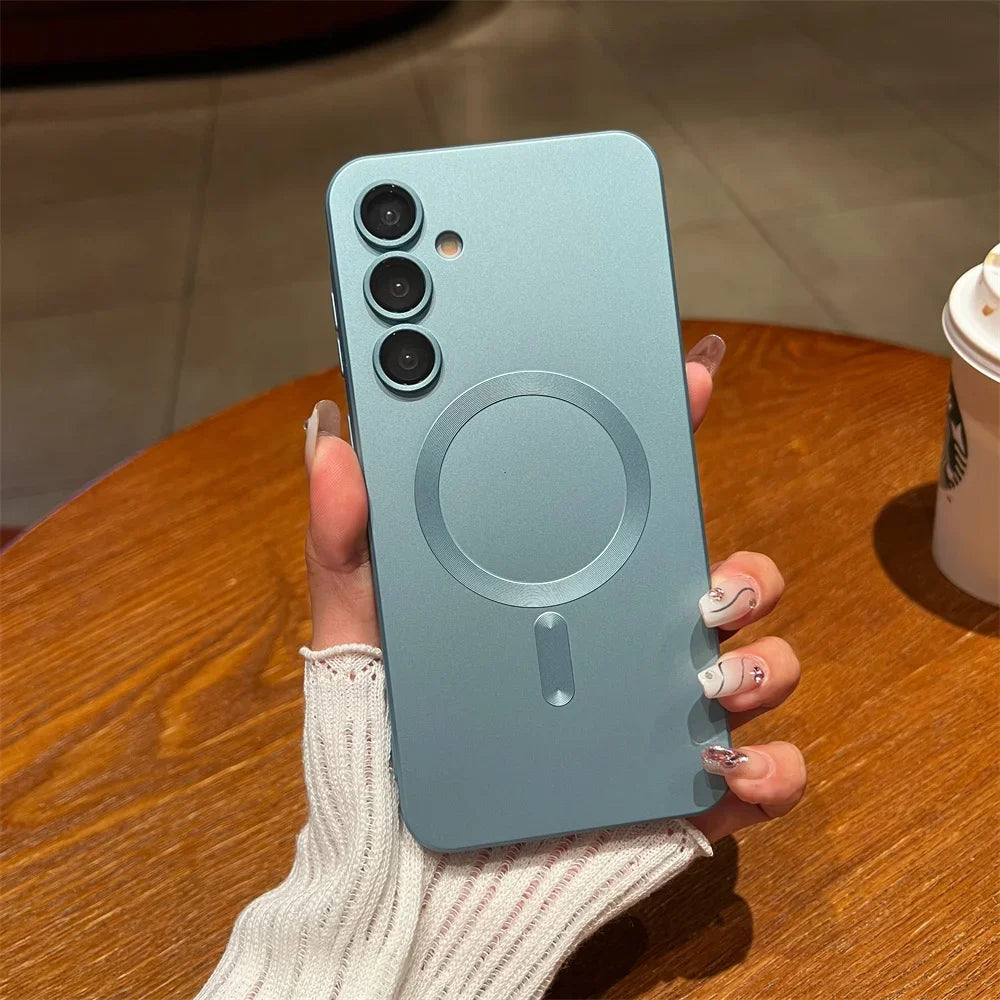 ✨ Coque Magnétique Luxe en TPU Souple – Samsung Galaxy