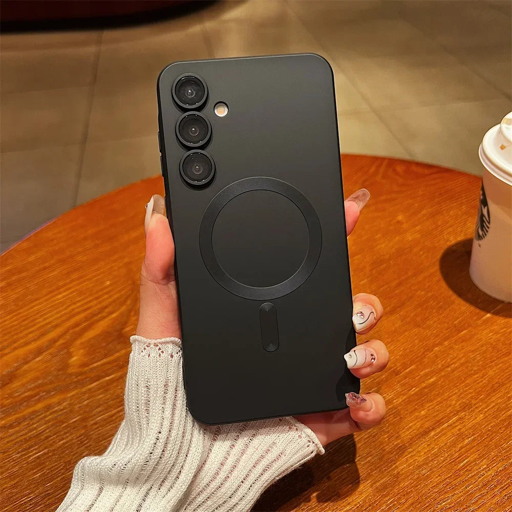 ✨ Coque Magnétique Luxe en TPU Souple – Samsung Galaxy