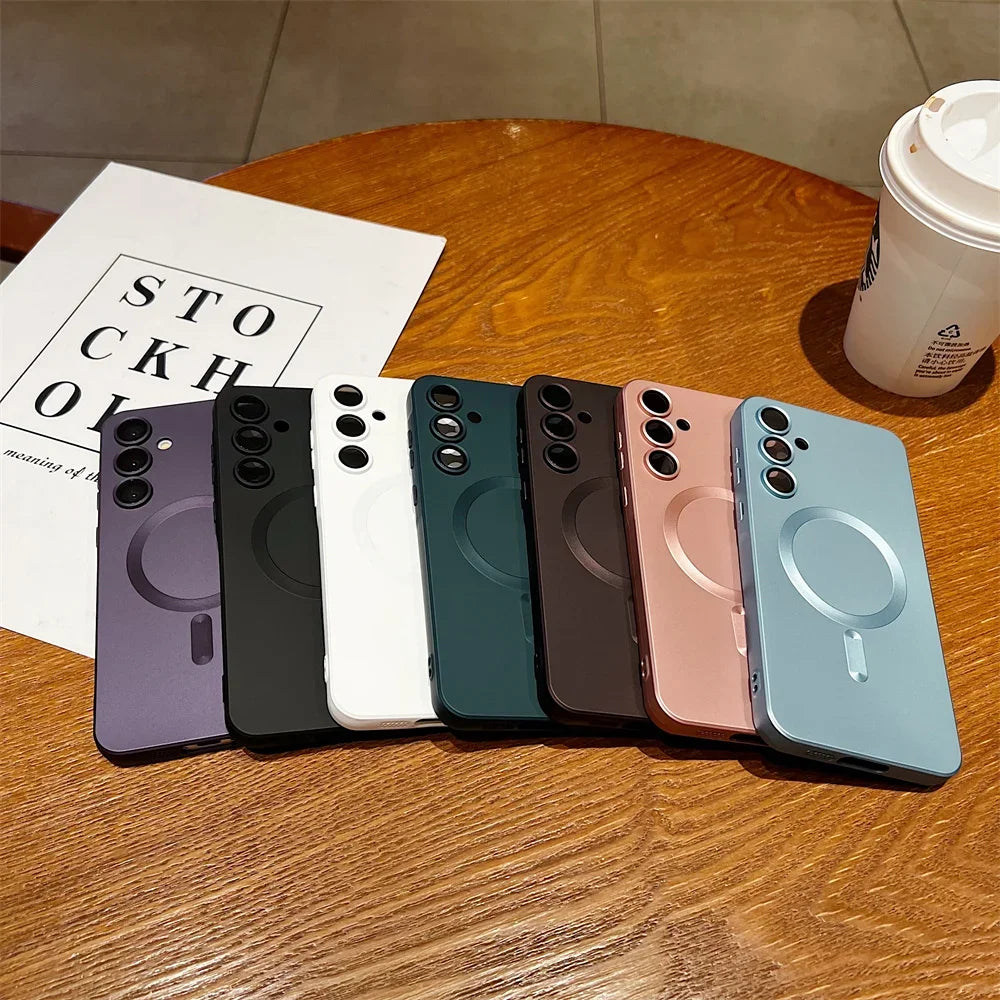 ✨ Coque Magnétique Luxe en TPU Souple – Samsung Galaxy